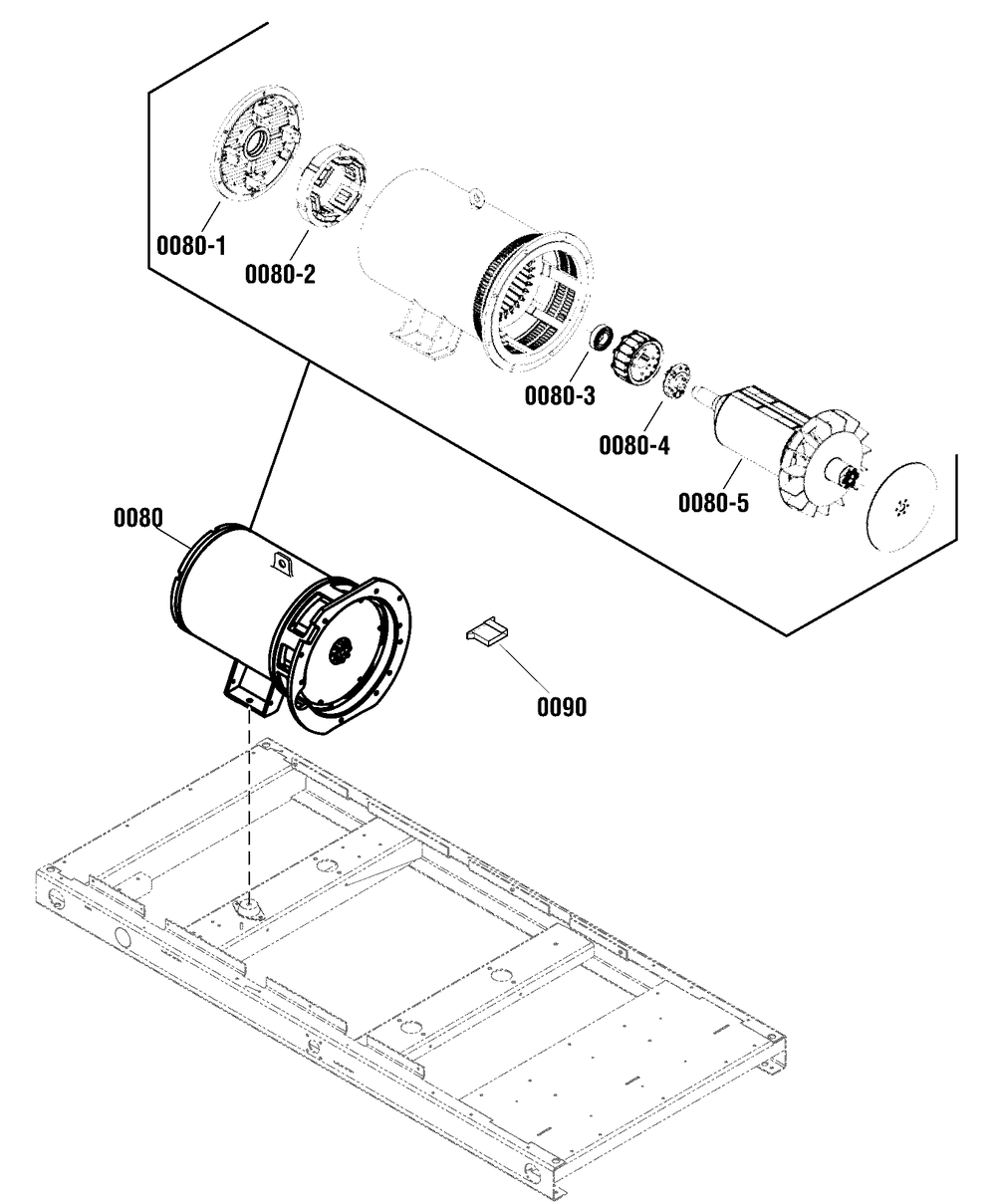 Alternator Group Diagram and Parts List for 076160-05  Briggs and Stratton Generator